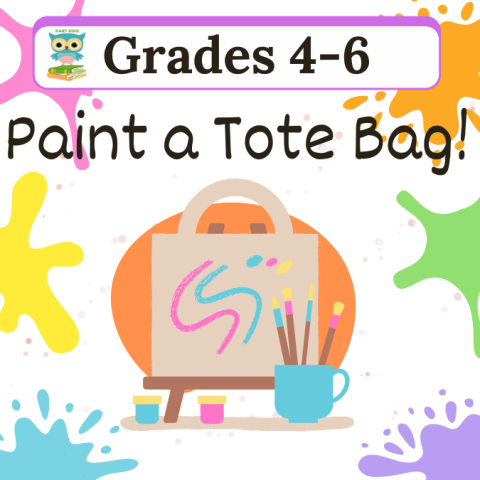 paint a tote bag