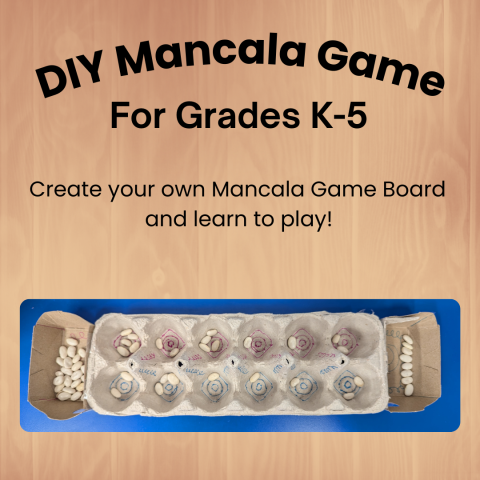 Egg carton mancala game