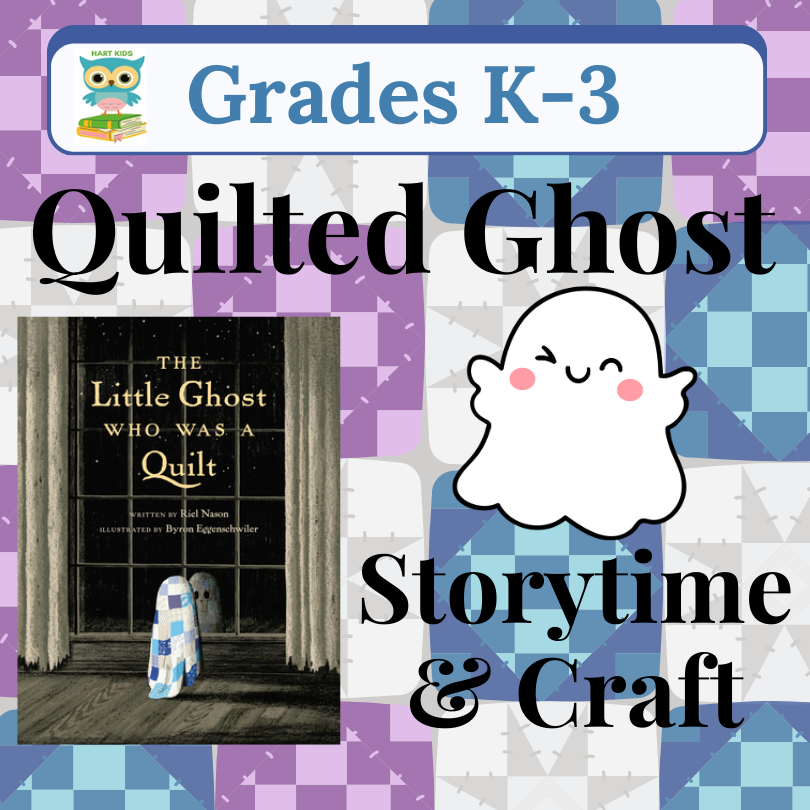 quilted ghost storytime and craft