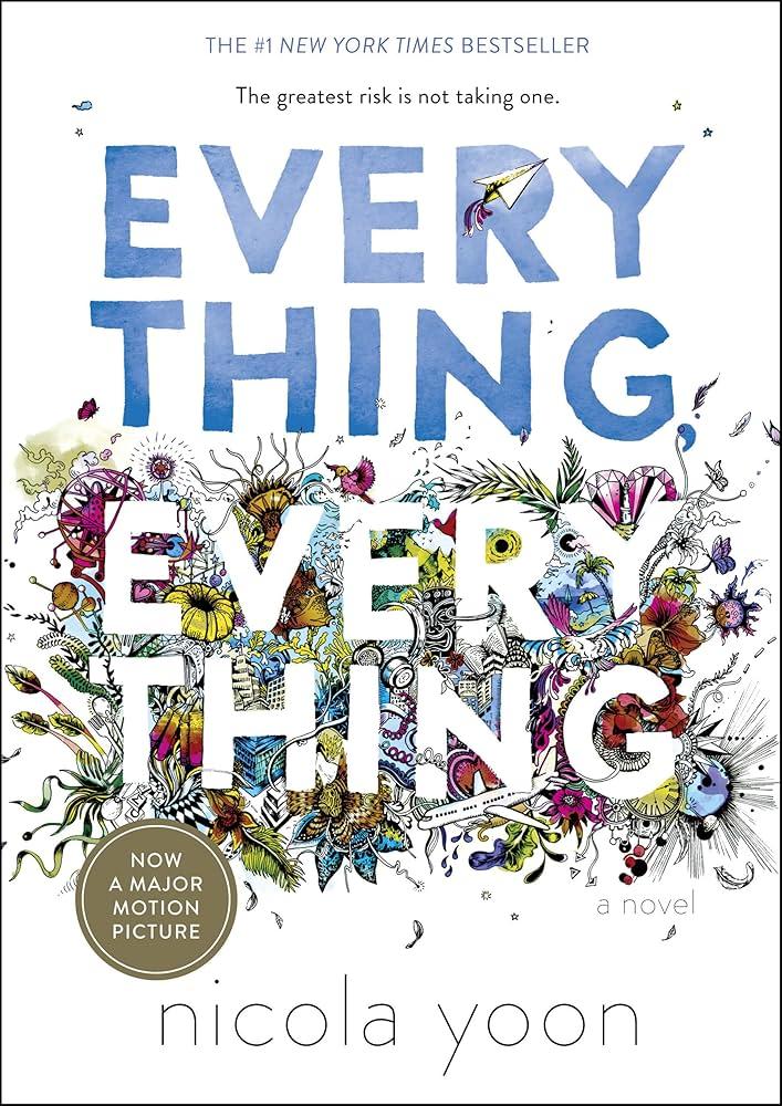 The cover of the book Everything, Everything by Nicola Yoon