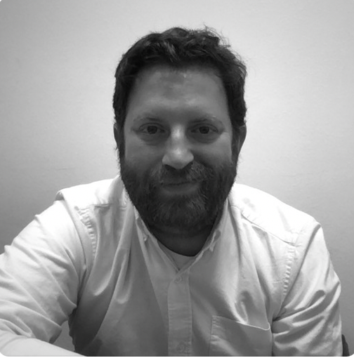 Headshot of the presenter, Michal