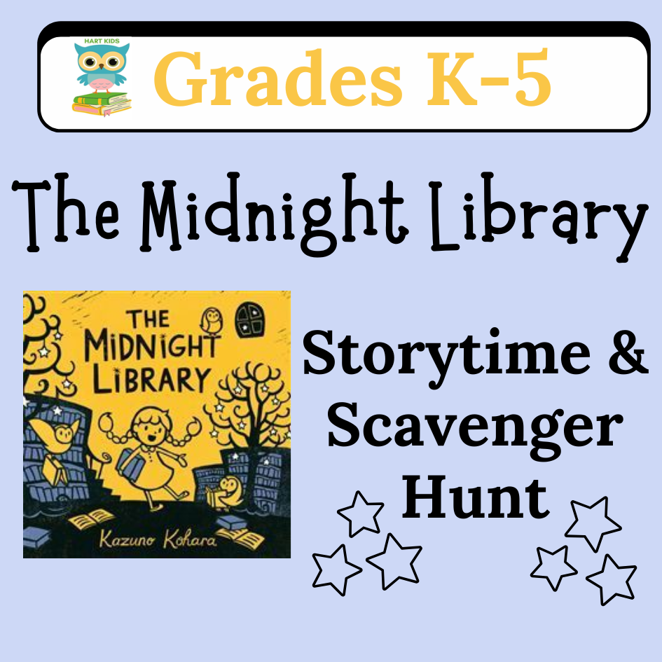 storytime and scavenger hunt